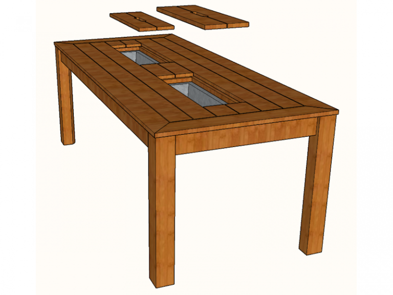 Terrassentisch – Die Projektidee – Der Hüttenwerker